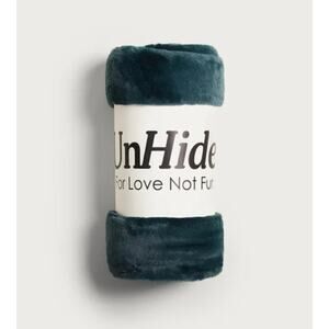 Unhide Lil' Marshmallow blanket knob & loop wearable Emerald Kitten 50x60 NEW